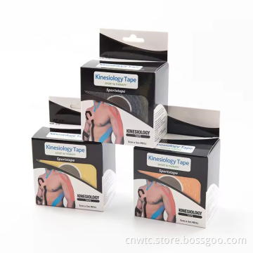 Custom Logo Waterproof Cotton Elastic Kinesiology Tape for Sports Pain Relief - Direct Manufacturing